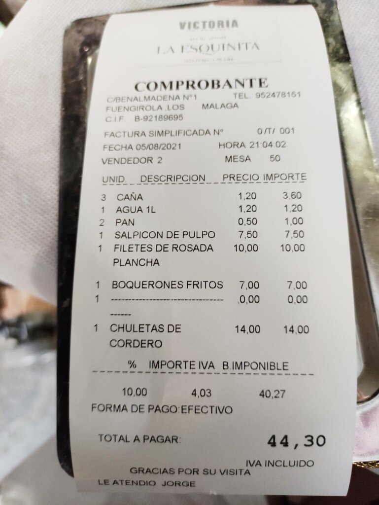 Cuenta La esquinita