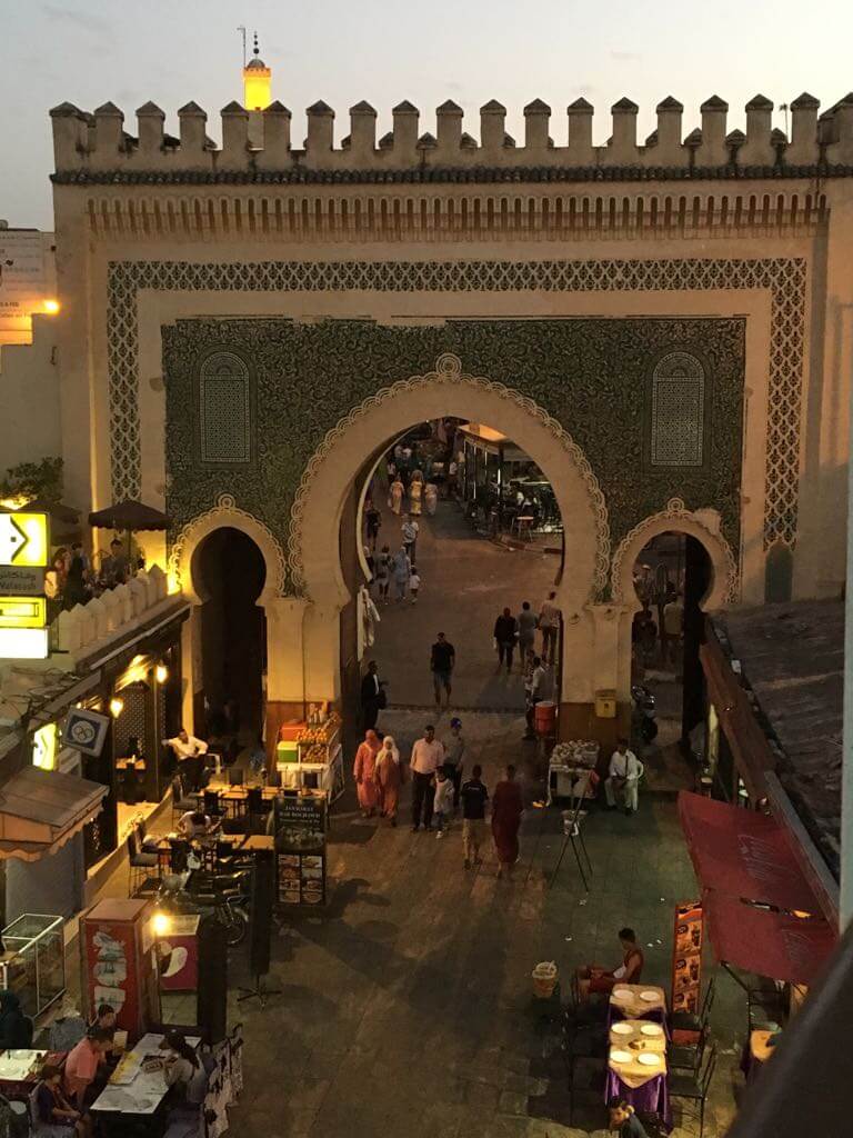 Puerta Bab Bou Jeloud, Fez.
